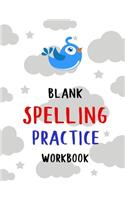 Blank Spelling Practice Workbook
