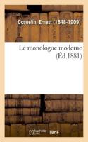 monologue moderne