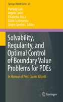 Solvability, Regularity, and Optimal Control of Boundary Value Problems for Pdes