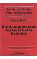 Die Komponenten des Geschaeftsberichts