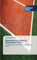 Relevance of Culture for Stakeholder Theory
