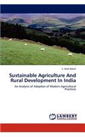 Sustainable Agriculture And Rural Development In India