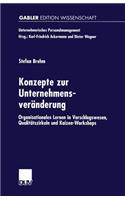 Konzepte Zur Unternehmensveränderung