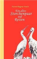 Ein altes Storchenpaar auf Reisen