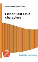List of Last Exile Characters: (English)
