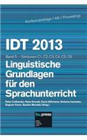 IDT 2013 Band 5 Linguistische Grundlagen für den Sprachunterricht