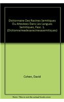 Dictionnaire des racines sémitiques ou attestées dans les langues sémitiques, fasc. 1