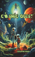 Cosmic Quest: A Galactic Adventure Coloring Book