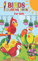 Birds Coloring Book For Girls