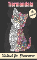Tiermandala Malbuch für Erwachsene