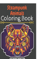 Steampunk Animals Coloring Book