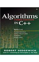 Algorithms in C++, Parts 1-4: Parts 1-4 : Fundamentals, Data Structures, Sorting, Searching