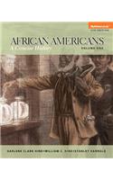 African Americans: A Concise History, Volume 1, Books a la Carte Edition