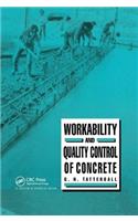 Workability and Quality Control of Concrete