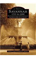 Savannah 1733 to 2000