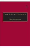 Judgment After Arendt