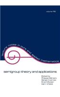 semigroup theory and applications