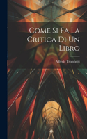 Come si fa la Critica di un Libro