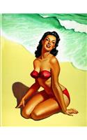 Pin-up Beauty on the Beach