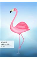 Notizbuch Flamingo, 120 Seiten