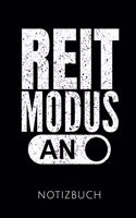 Reit Modus an Notizbuch