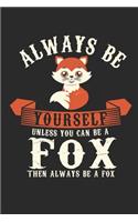 Always Be Yourself Unless You Can Be A Fox Then Always Be A Fox