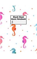 Blank Sheet Music Notebook