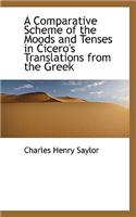 A Comparative Scheme of the Moods and Tenses in Cicero's Translations from the Greek: (English)