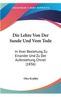 Die Lehre Von Der Sunde Und Vom Tode