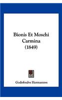 Bionis Et Moschi Carmina (1849)
