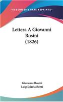 Lettera a Giovanni Rosini (1826)