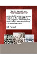 Digest of the Common School System of the State of New-York