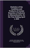 Statistics of the Condition and Products of Certain Branches of Industry in Massachusetts, for the Year Ending April 1, 1845