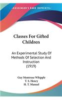 Classes For Gifted Children