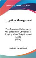 Irrigation Management