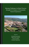 Meeting Challenges for Rural Tourism through Co-Creation of Sustainable Tourist Experiences
