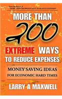 More Than 200 Extreme Ways to Reduce Expenses