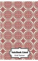Notebook Lined Chinese Pattern