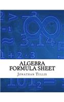 Algebra Formula Sheet