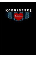 Königssee Notizbuch: Notizbuch Dotted Notizbuch, 6X9inch (Ca. Din A5)