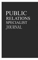 Public Relations Specialist Journal