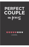 Couple notebook Blank lined composition Journal for Writing