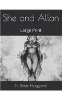 She and Allan: Large Print