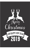 Merry Christmas and Happy New Year 3019: Christmas Gift Journal: Cute Blank lined Notebook Journal to Write in for family and friends
