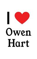 I Love Owen Hart: Owen Hart Designer Notebook