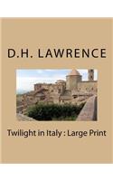 Twilight in Italy: Large Print