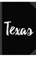 Texas Journal Notebook: Blank Lined Ruled for Writing 6x9 120 Pages