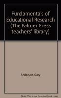 FUNDAMENTALS OF EDUC RESEARCH