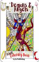 Demons and Angels Coloring Book