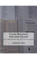 Close Reading for 9th Grade